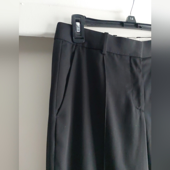 Everlane The Slim Wool Pleated Trouser Pant Black Sz 2 Minimalist NWOT - Picture 3 of 9